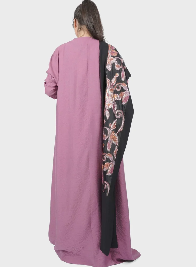 TOP TATO Printed Jalabiya