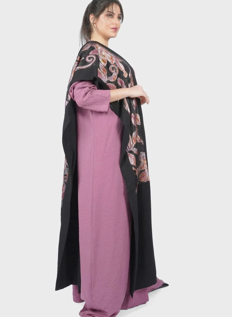 TOP TATO Printed Jalabiya