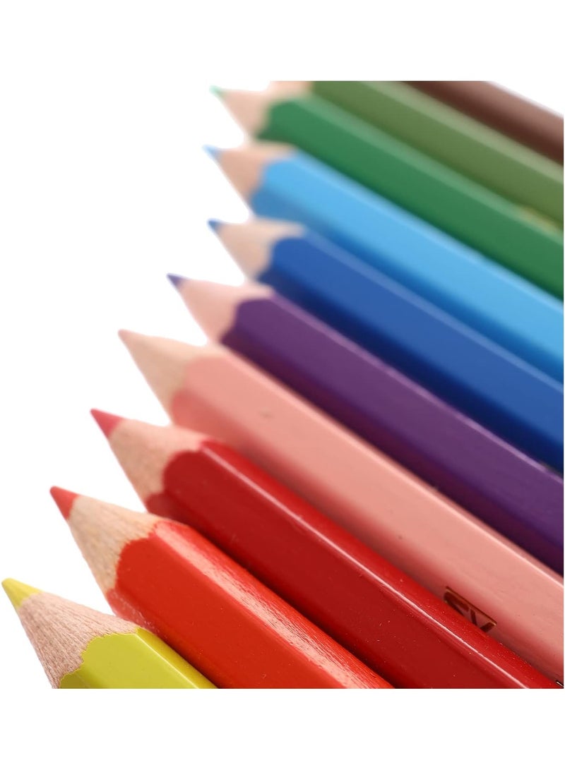 Faber-Castell Hexagonal Colour Short Pencils Box Of 12 - No:5171 - Image 2