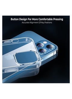 PRIMEEIGHT Transparent Crystal Clear iPhone 14 Pro Case 6.1 inch Shockproof Curved Edges Case HD Clear Anti Scratch iphone 14 Pro Protective Case  - Image 5