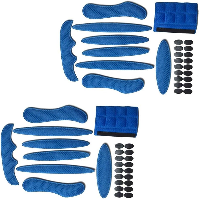 MTGHYARE Bike Helmet Padding Kit, Universal Bicycle Replacement Foam Pads Padding Set Helmet Cushions Mats for Bike Cycling Motorcycle Helmet - Image 1