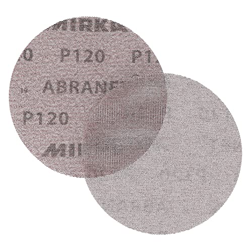 Mirka Abranet Net Disc / 5 inch/Grit 120 / Sandpaper Sanding Discs Hook and Loop / 50 pcs / 9A-232-120 - Image 3