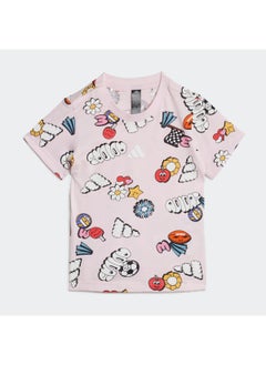 Adidas Infant All-Over Print T-Shirt Set  - Image 4