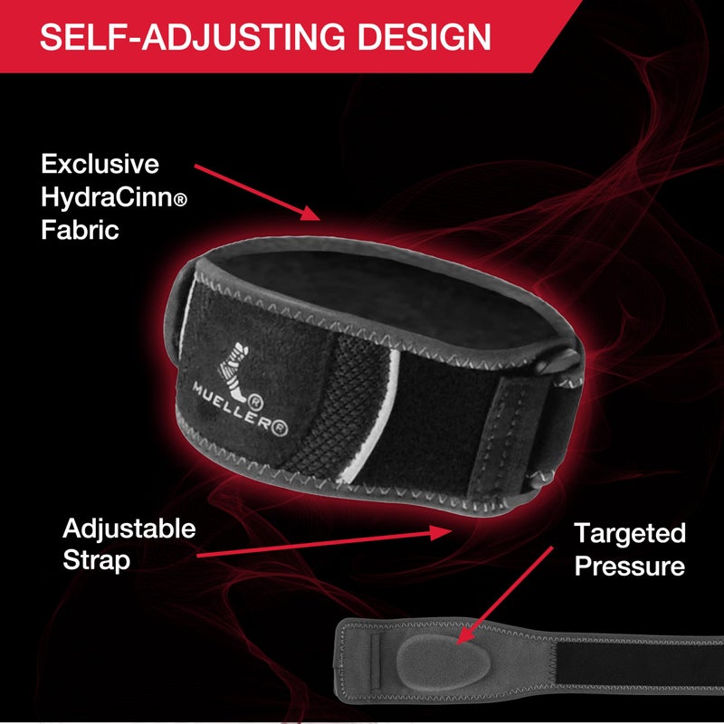 MUELLER Sports Medicine Hg80 Premium Tennis Elbow Support, Golfer's Elbow Pain Relief For Men and Women, Black, Small/Medium - Image 4