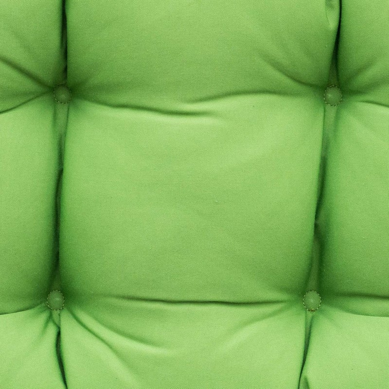 QILLOWAY Patio Cushions, 5 Piece Set - Outdoor Wicker Seat Cushions for Loveseat/Bench, All Weather, Green, Polyester Fill, Medium Firmness, Recyclable - Image 2