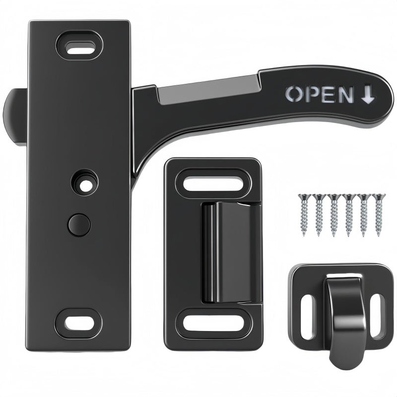 Malloryx RV Camper Screen Door Latch Handle Kit for Passenger Side Travel Trailer Motorhome Entry Replacement Parts for Right Hand Right Hand - Image 3