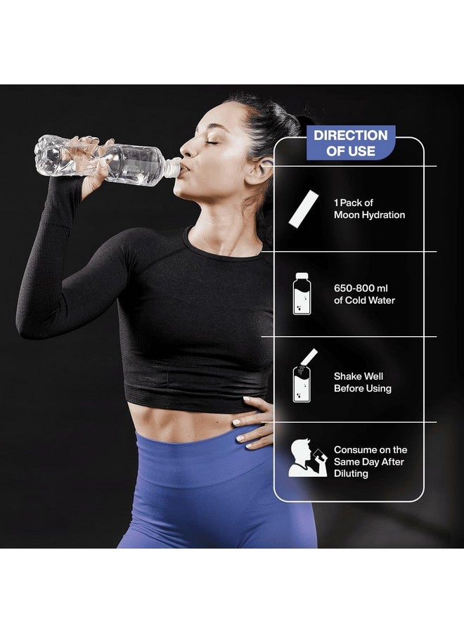 Moon Lunar Blueberry Hydration booster | Drink Mix With Enriching Nutrients | Low Sugar energy Drink Mix | 100% Natural & Healthy | Instant Electrolyte Replacement 96g (16 g X 6 Sachet) - Image 5