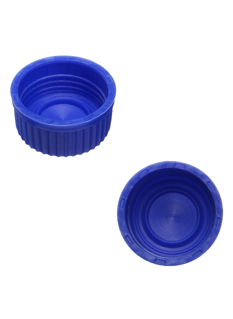 King Mariot - 500ml Glass Reagent Amber Bottle with Screw Cap | GL45 Thread Blue Cap | Autoclavable up to 140°C - Image 1