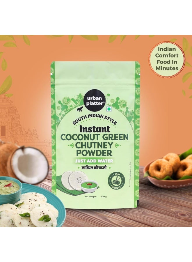 Urban Platter Coconut Green Chutney Powder 200g - Image 3