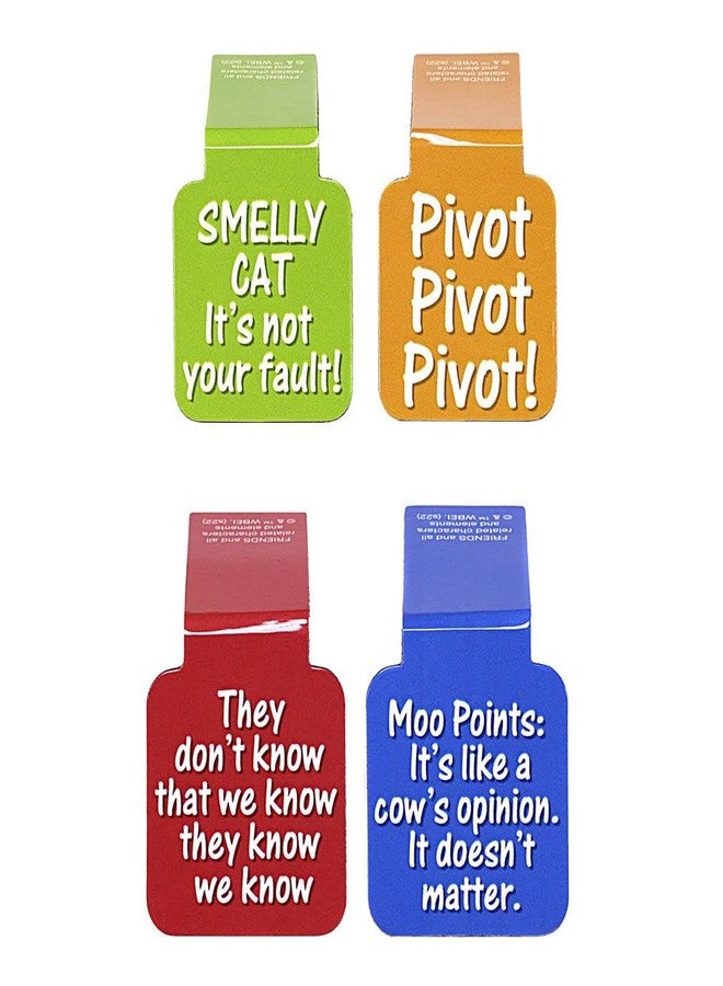 Ata-Boy Friends TV Show Quotes 4 Magnetic Bookmark Set - Image 1