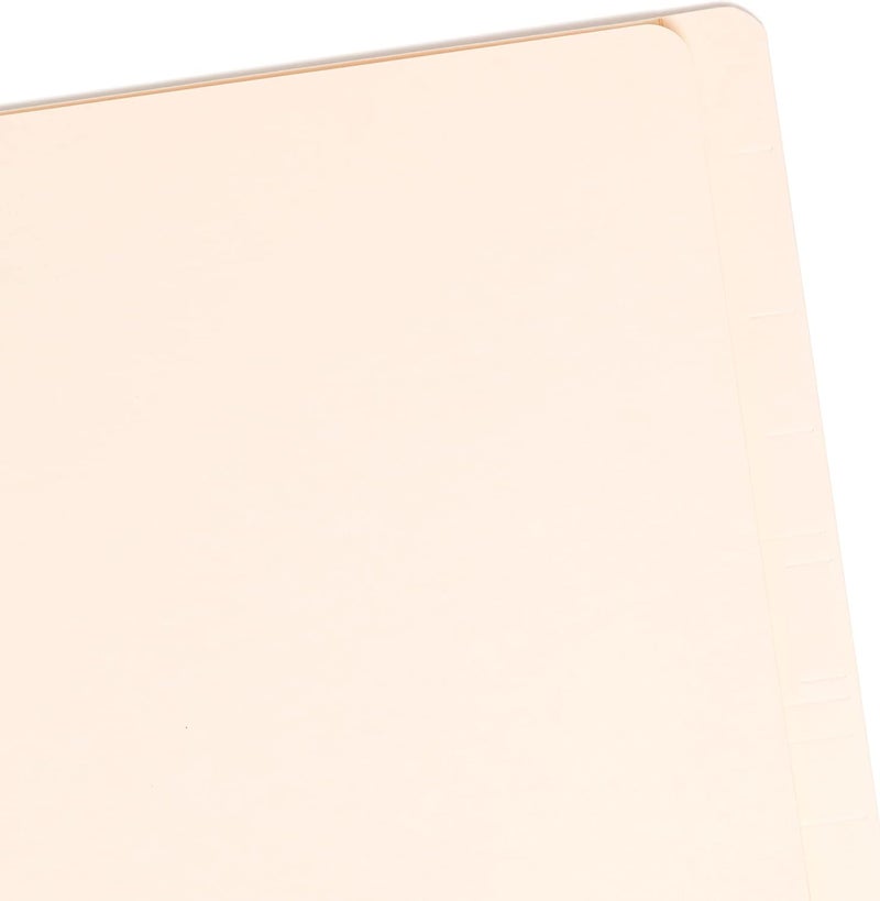 Smead End Tab Classification File Folder, 1 Divider, 2" Expansion, Letter Size, Manila, 10 per Box (26825) - Image 2