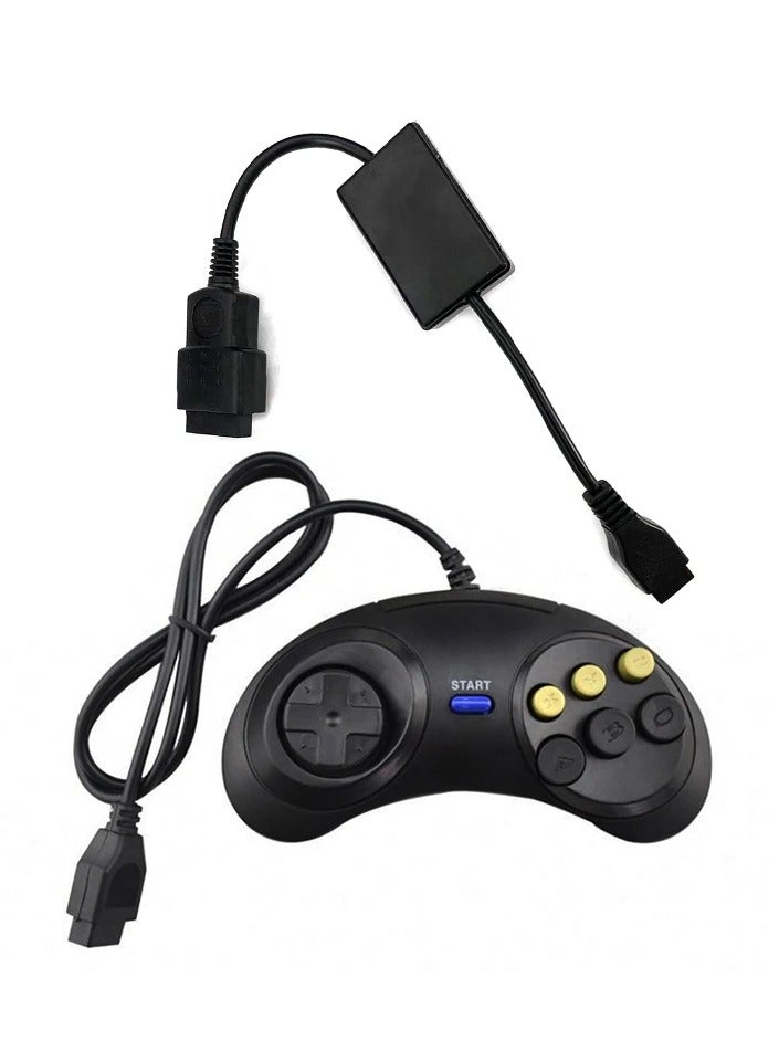 General Convertidor de mando SS a MD, adaptador de mando Saturn a Genesis/Mega Drive  - Image 2