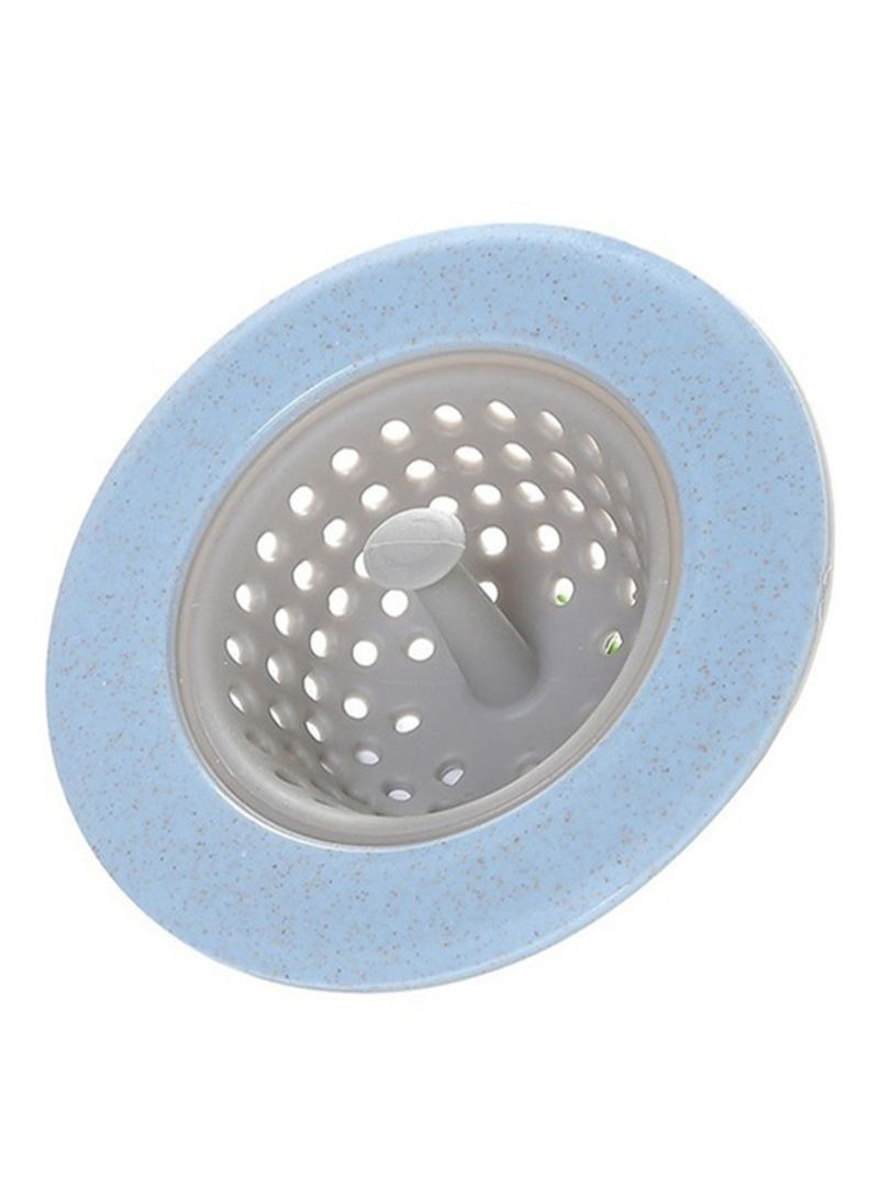 Silicone Hair Catcher Sink Strainer Filter Shower Cover Blue 