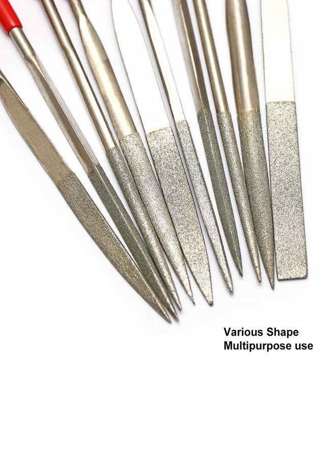 Harrier Guitar Nut Files Needle Fret Saddle Files Guitar Repair Luthier Tool Set of 10Pcs. - Image 5