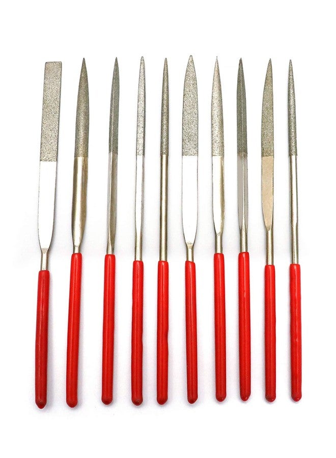 Harrier Guitar Nut Files Needle Fret Saddle Files Guitar Repair Luthier Tool Set of 10Pcs. - Image 1
