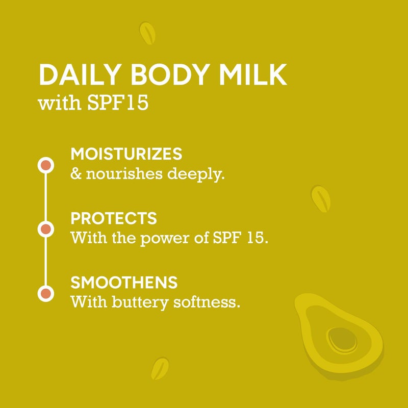 CITTA Soothing Body Milk For Men Women Deep Moisturization SPF NonGreasy Blend of Avocado Oats Bamboo Water LongLasting Moisturization For Daily Use For All Skin Types 50 ml - Image 2