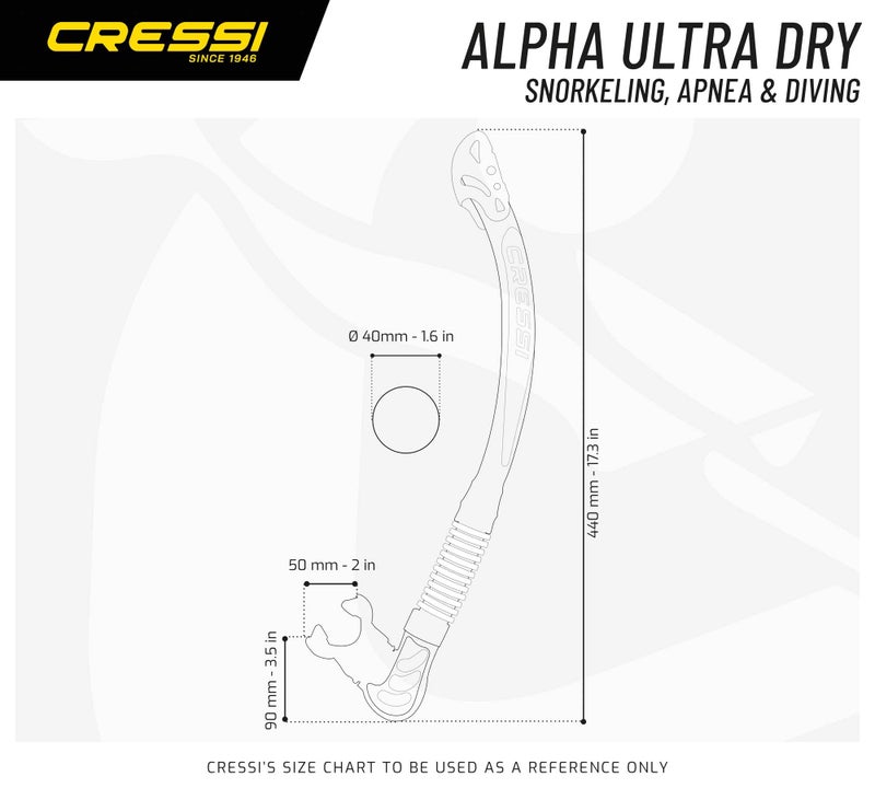 Cressi Alpha Ultra Dry, Black/Pink - Image 2