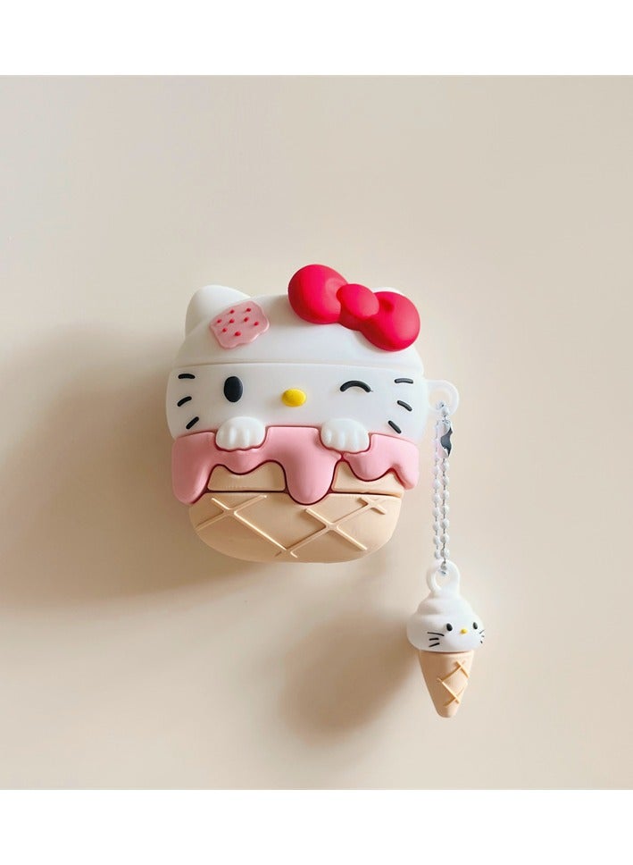 Suitable For Apple Bluetooth Earphones With Silicone Cartoon Protective Case