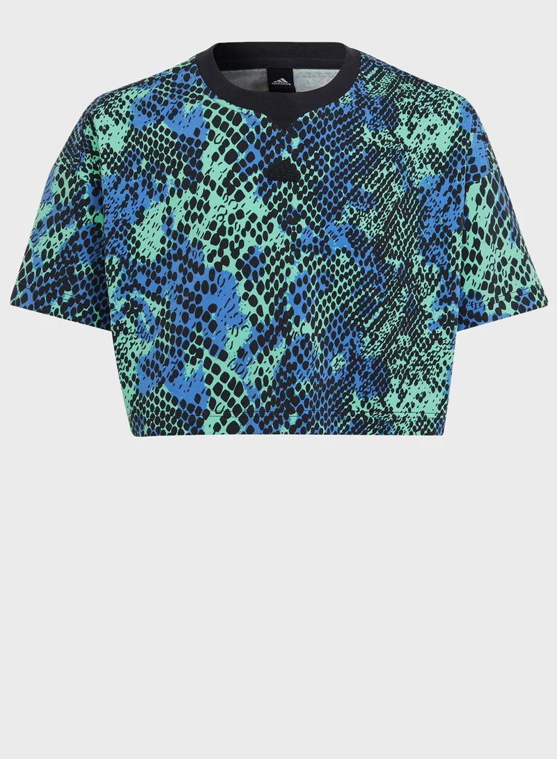 Adidas Kids Future Icon Aop T-Shirt