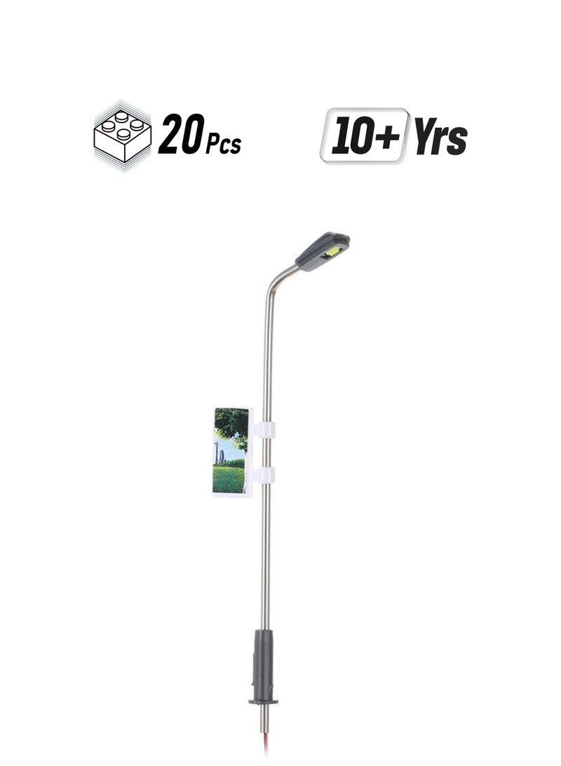 NIBEMINENT 20-Piece Model LED Street Light Kit 10+ Years  - Image 1