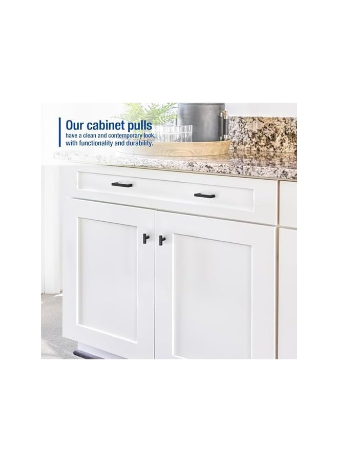 The Bros 2 Pack Cabinet Knobs, Black Cabinet Handles, Kitchen Cabinet Knobs 2 Inch, Single Hole Drawer Knobs for Dresser Drawers - Image 4