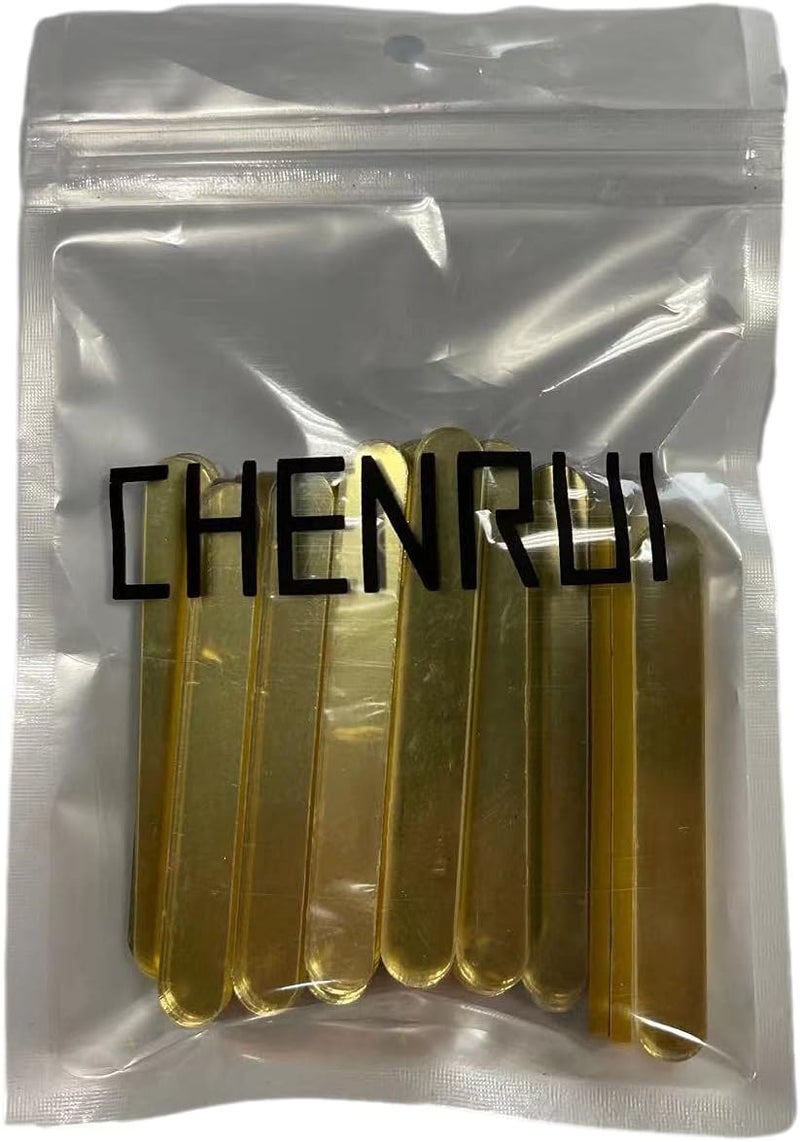 CHENRUI 30 Pcs Mini Acrylic Cakesicle Popsicle Sticks for Ice Creamsicle Candy Apple (Gold Mirror) - Image 5