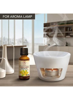 Aromatika Ylang-Ylang Essential Oil 1.0 Fl Oz – Cananga Odorata – Madagaskar – 100% Pure & Natural Ylang Ylang Oil Best for Aromatherapy – Good Sleep - Relaxation - Massage - Aroma Diffuser  - Image 3