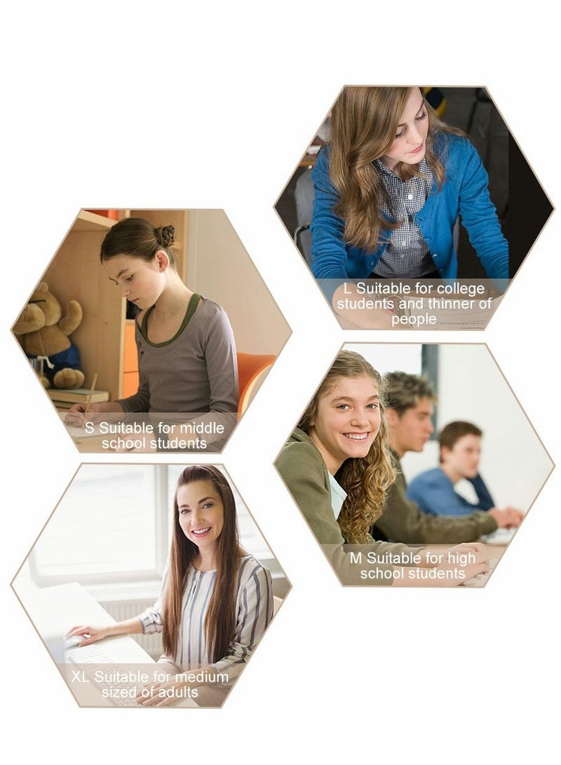 SYOSI Chest Brace Up, Women Bra Posture Corrector, Women Adjustable Underwear Chest Breast Support Upper Back Brace Band Female X Type Body Strap Vest Prevent Humpback Sagging (L) - Image 2