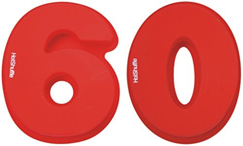 HotShuffle Large Silicone Number 60 Cake Pan Tin Mould 60th Birthday Diamond Wedding Anniversary 6 0 - Image 2