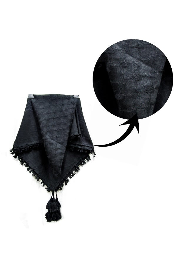 Arabian Muslim Headscarf – Unisex Adult Shemagh Keffiyeh Traditional & Fashion Scarf - Image 3