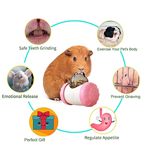 Dbeans Flourithing Interactive Treat Ball for Rabbits, Rabbit Snack Toy Ball, Sports and Entertainment Treats Interactive Game, Roll and Push, Enrichment Foraging Toys for Rabbits - Image 3