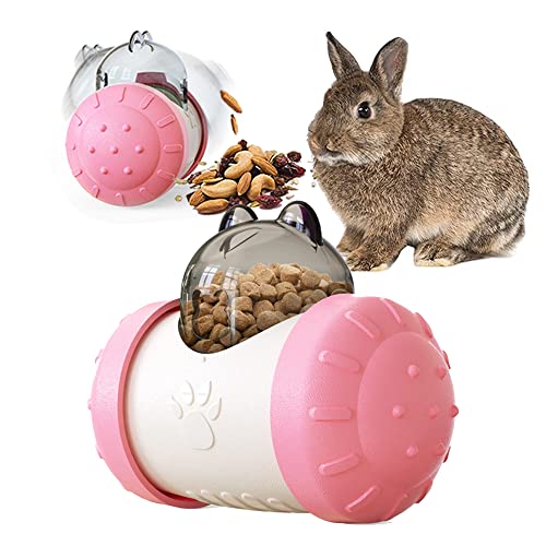 Dbeans Flourithing Interactive Treat Ball for Rabbits, Rabbit Snack Toy Ball, Sports and Entertainment Treats Interactive Game, Roll and Push, Enrichment Foraging Toys for Rabbits - Image 1