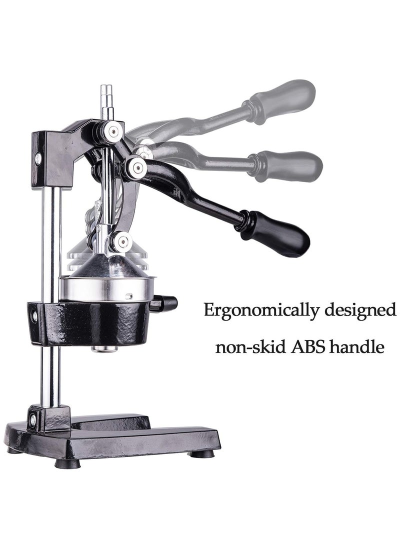 ELTRAZONE 🍊 Imported Manual Citrus Press & Orange Squeezer – Premium Heavy-Duty Juicer Stand for Oranges, Lemons, and Limes – Easy to Use, Rust-Resistant, Ideal for Fresh Juice at Home, Cafes & Restaurants  - Image 4