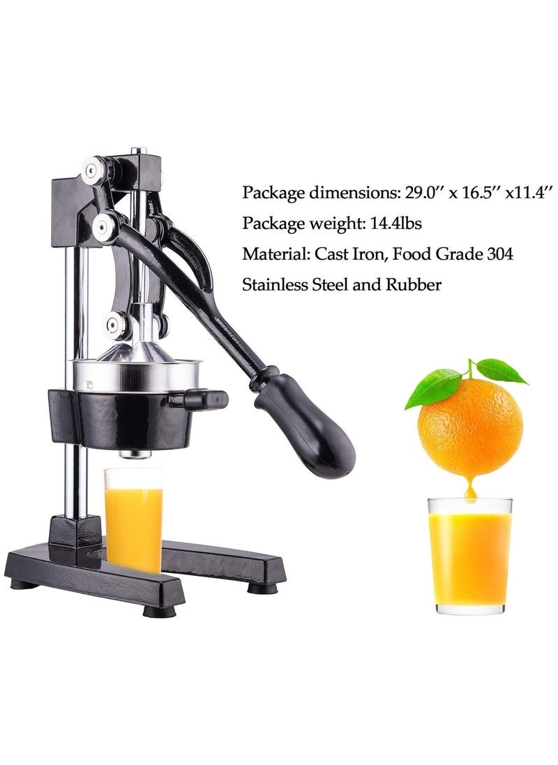 ELTRAZONE 🍊 Imported Manual Citrus Press & Orange Squeezer – Premium Heavy-Duty Juicer Stand for Oranges, Lemons, and Limes – Easy to Use, Rust-Resistant, Ideal for Fresh Juice at Home, Cafes & Restaurants  - Image 5