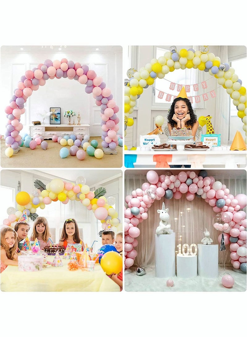 Balloon Arch Kits Adjustable Balloons Arch Stand Black Fiber Rod Water Bag Base Balloon Stand for Outdoor Decoration Garden Birthday Wedding Holiday Party Supplies  - Image 5