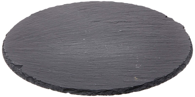 Cilio Slate Round Cheese Board, Natural Stone Tray for Serving Cheese, Charcuterie, Sushi, Appetizers, and More, Black, 11" diameter - Image 5