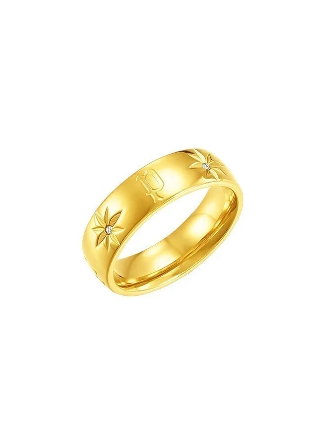 POLICE Galaxy Gold Plated Ring for Women 52mm