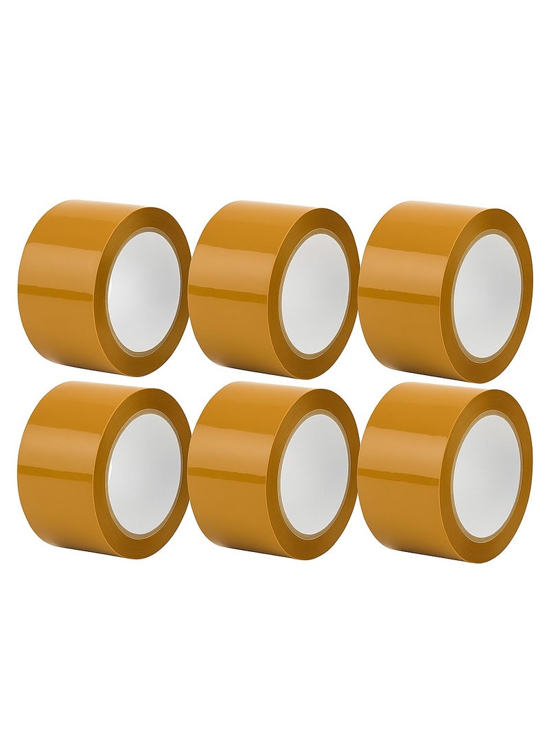 Brown Masking Tape for Packing – 90 Yards per Roll – Strong Adhesive, Heavy Duty Sealing Tape for Moving Boxes, Shipping, Storage & General Use - Image 1