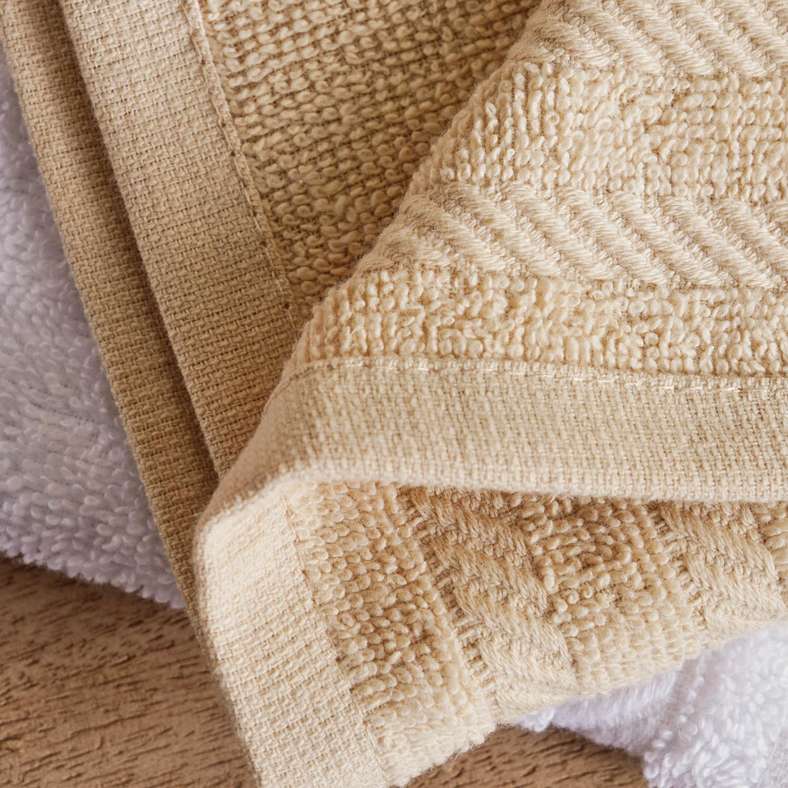 Pan Home Essential Fingertip Towel Set - Beige - Image 2