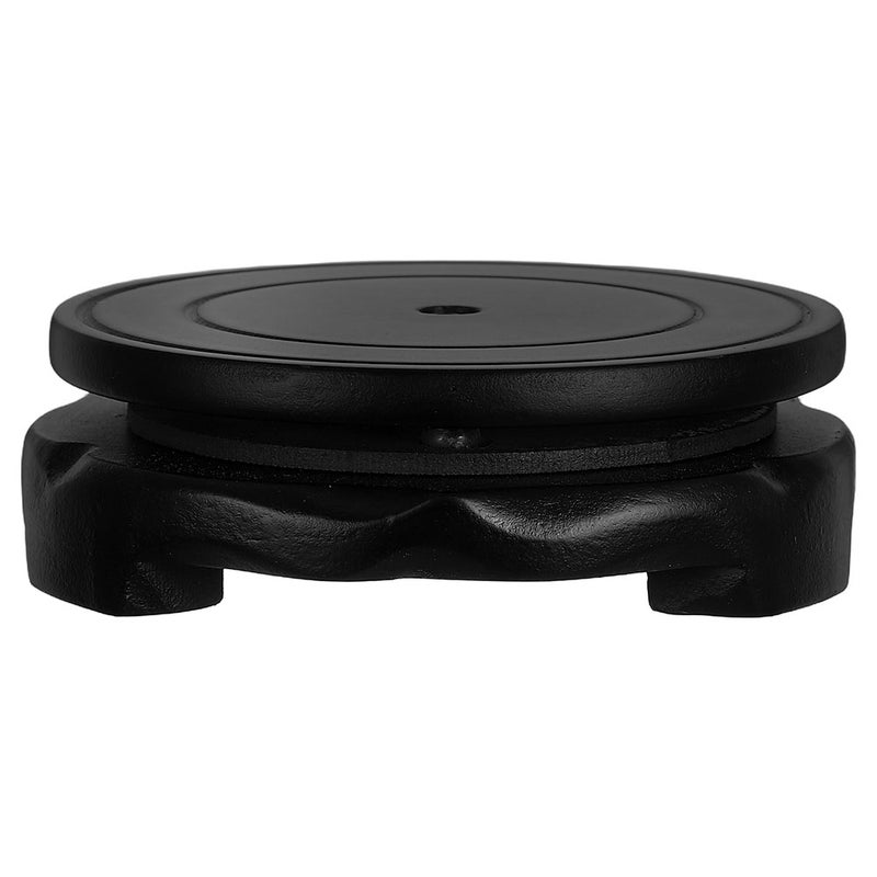 2pcs Rotation Plant Pot Rack Round Flowerpot Stand Vase Display Shelf Vintage Style Flower Pot Base Fish Bonsai Display Stand - Image 5