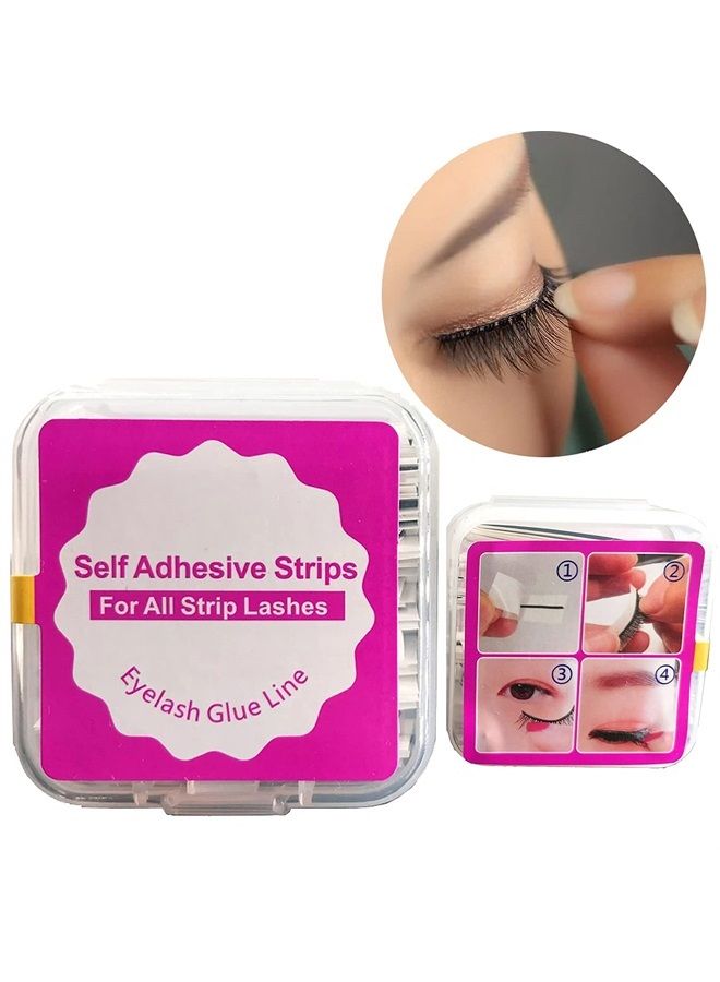 ATTENDRE شرائط رموش لاصقة ذاتياً للرموش الصناعية، بدون غراء، 40 قطعة (أسود)