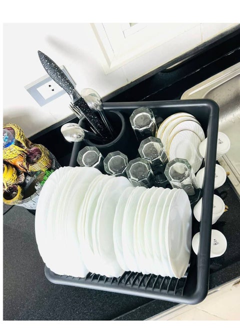 Ricky kitchen with a base and a drainer on the sink with a place for plates, cups and spoons. Its colors suit all kitchens. Multiple colors. H