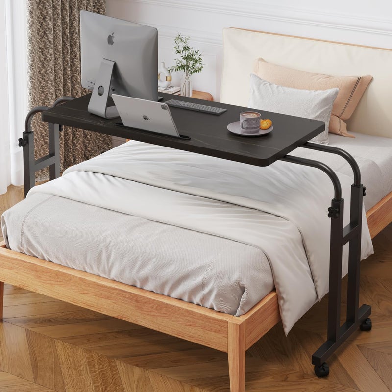 TigerDad Mobile Over The Bed Recliner Table - Adjustable Height & Length, Stable Laptop Tray Chair Table with Wheels for Kids & Adults - Image 3