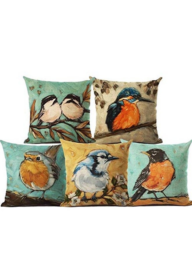 AEROHAVEN Decorative Hand Made Velvet Throw/Pillow Cushion Covers - CC-38, Set of 5 (Multicolor, 24 X 24 Inch) - Image 1