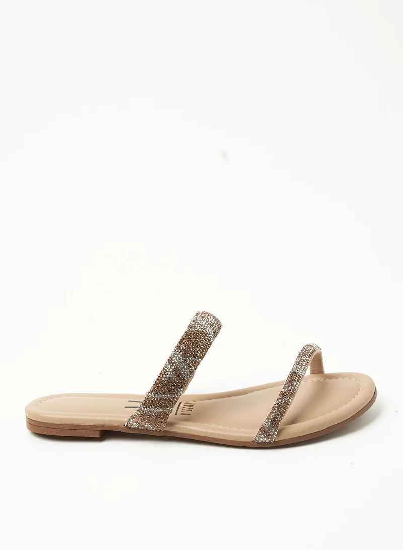 فيزانو صنادل مسطحة للنساء - صنادل مسطحة أنيقة ونعال مسطحة مريحة للسيدات