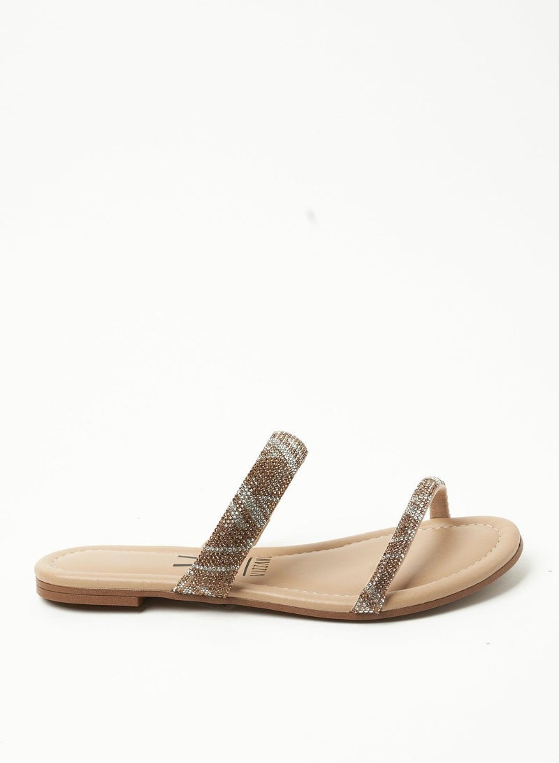 VIZZANO Flat Sandals for Women – Stylish Ladies Flat Sandals & Comfortable Flat Slippers - Image 1