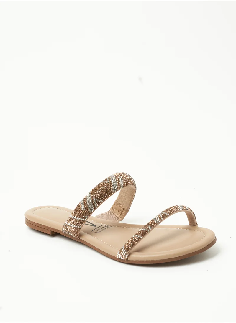 VIZZANO Mila Multi Strap Low Heel Sandals