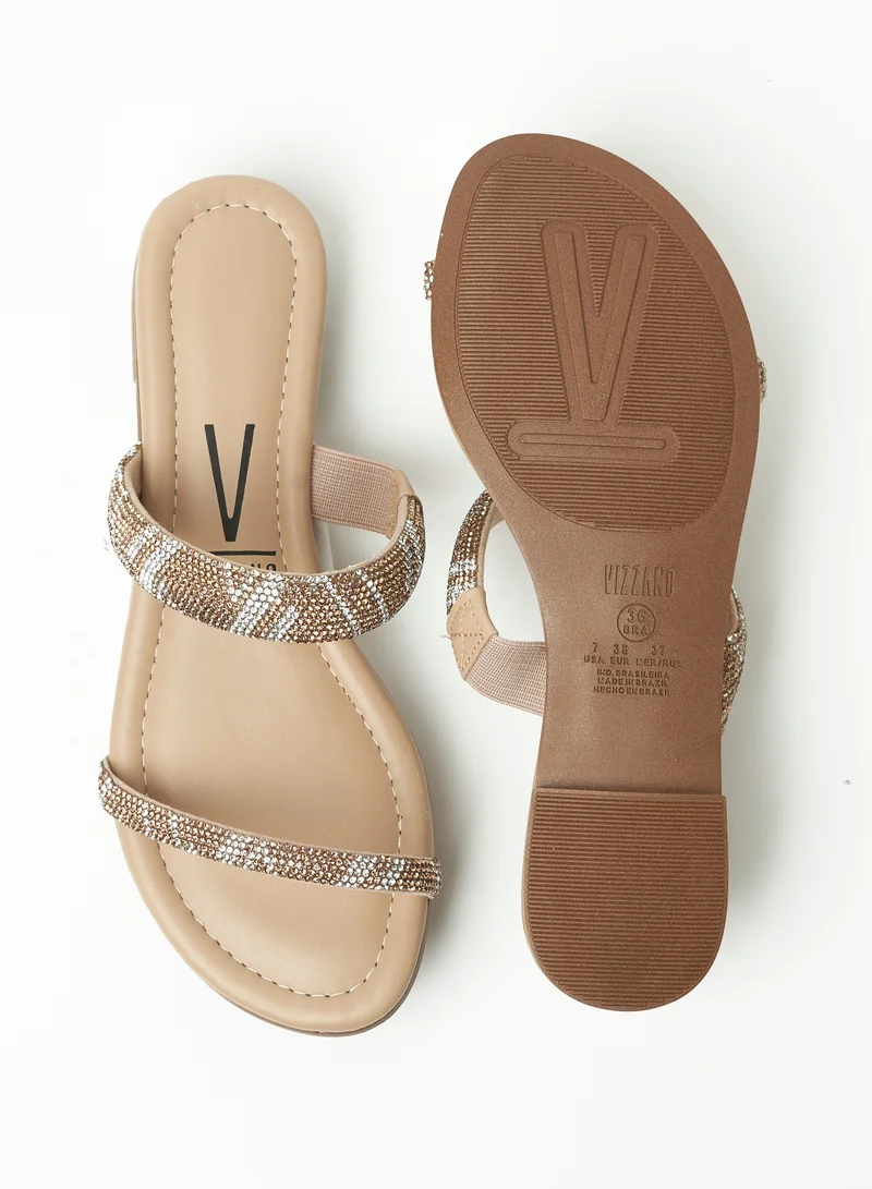 VIZZANO Flat Sandals for Women – Stylish Ladies Flat Sandals & Comfortable Flat Slippers