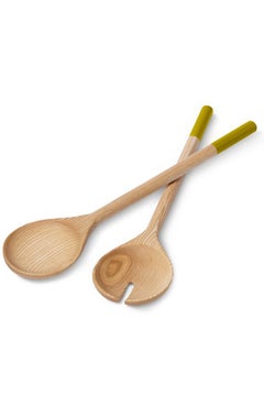 Tchibo 2 Pieces Salad Cutlery, Natural  - Image 2