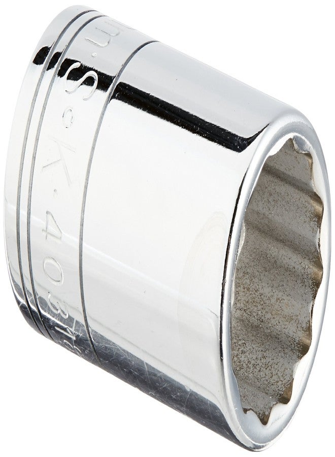 SK Tools USA 1/2" Drive, 18MM, 12 Point, Standard Chrome Socket | 40318 - Image 1